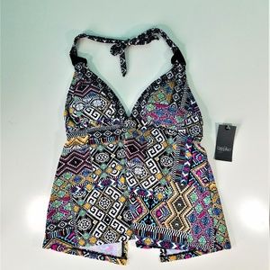 *NEW* Mossimo Print Tankini Top S1075